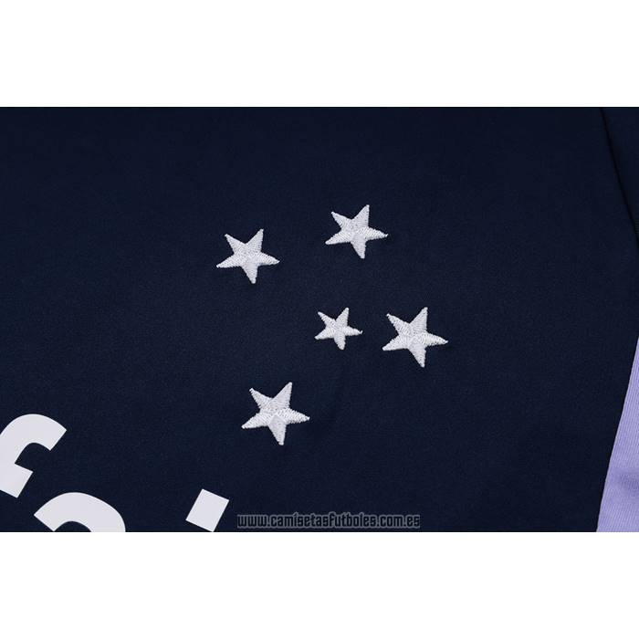 Chandal del Cruzeiro Manga Corta 2023-2024 Azul - Pantalon Corto